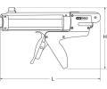 KS Tools Vtlan pistole KST 980.3050, 980.3050