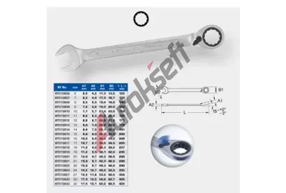 KS Tools R��na-o�kov� kl�� KST BT013822, BT013822