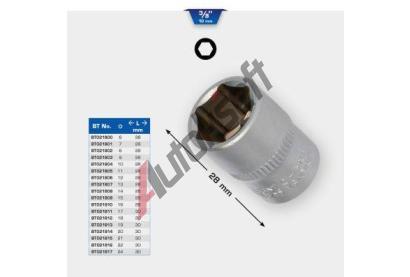 KS Tools Sada šestiúhelníkových nástrček KST BT021812, BT021812 KS Tools Sada šestiúhelníkových nástrček KST BT021812, BT021812