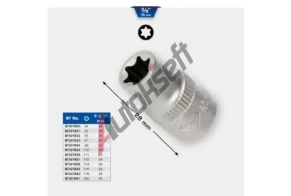 KS Tools Sada šestiúhelníkových nástrček KST BT021831, BT021831  KS Tools Sada šestiúhelníkových nástrček KST BT021831, BT021831