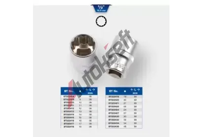KS Tools Sada šestiúhelníkových nástrček KST BT022424, BT022424 KS Tools Sada šestiúhelníkových nástrček KST BT022424, BT022424