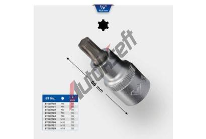 KS Tools Sada šestiúhelníkových nástrček KST BT022723, BT022723  KS Tools Sada šestiúhelníkových nástrček KST BT022723, BT022723