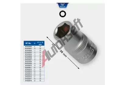 KS Tools Sada šestiúhelníkových nástrček KST BT022800, BT022800  KS Tools Sada šestiúhelníkových nástrček KST BT022800, BT022800