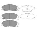 KAVO PARTS Sada brzdov�ch desti�ek&nbsp;&dash;&nbsp;KVP KBP-2053