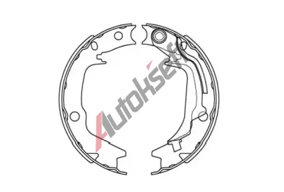 KAVO PARTS Sada brzdových čelistí KVP KBS-3415, KBS-3415 KAVO PARTS Sada brzdových čelistí KVP KBS-3415, KBS-3415