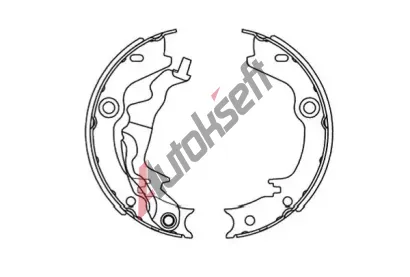 KAVO PARTS Sada brzdov�ch �elist� KVP KBS-3416, KBS-3416