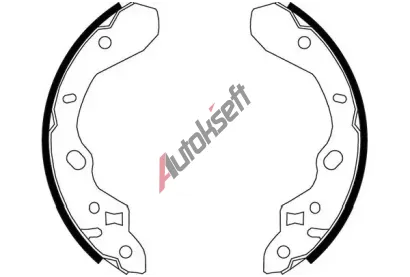 KAVO PARTS Sada brzdových čelistí KVP KBS-5413, KBS-5413 KAVO PARTS Sada brzdových čelistí KVP KBS-5413, KBS-5413