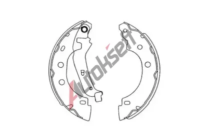 KAVO PARTS Sada brzdových čelistí KVP KBS-7410, KBS-7410 KAVO PARTS Sada brzdových čelistí KVP KBS-7410, KBS-7410