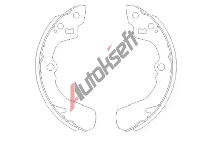 KAVO PARTS Sada brzdovch elist KVP KBS-8905, KBS-8905