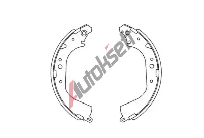 KAVO PARTS Sada brzdov�ch �elist� KVP KBS-9901, KBS-9901