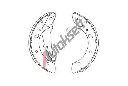 KAVO PARTS Sada brzdovch elist KVP KBS-9915, KBS-9915