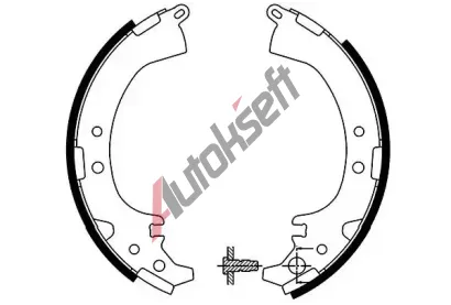 KAVO PARTS Sada brzdových čelistí KVP KBS-9930, KBS-9930 KAVO PARTS Sada brzdových čelistí KVP KBS-9930, KBS-9930