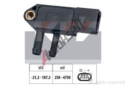 KW Senzor tlaku vfukovch plyn Made in Italy - OE Equivalent KW 493 266, 493 266
