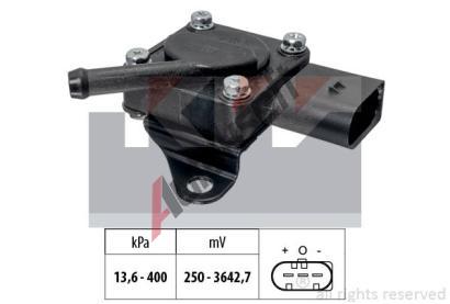 KW Senzor tlaku vfukovch plyn Made in Italy - OE Equivalent KW 493 319, 493 319