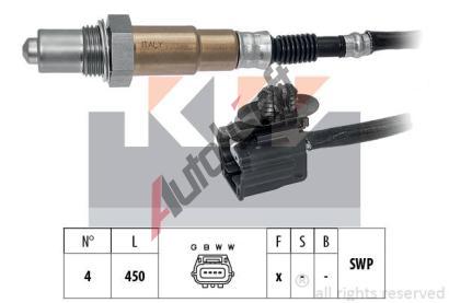 KW Lambda sonda Made in Italy - OE Equivalent KW 498 117, 498 117
