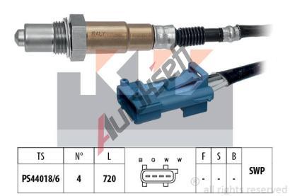KW Lambda sonda Made in Italy - OE Equivalent KW 498 198, 498 198