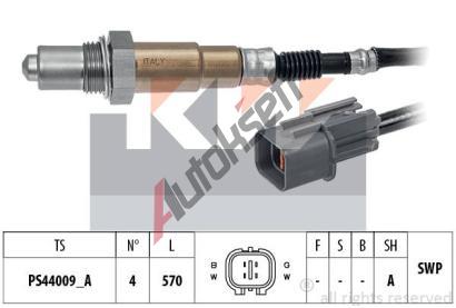 KW Lambda sonda Made in Italy - OE Equivalent KW 498 346, 498 346