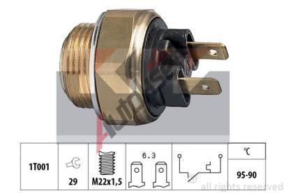 KW Teplotn spna vtrku chladie Made in Italy - OE Equivalent KW 550 020, 550 020