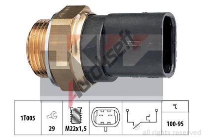 KW Teplotn spna vtrku chladie Made in Italy - OE Equivalent KW 550 117, 550 117