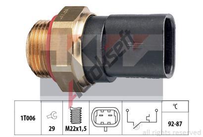 KW Teplotn spna vtrku chladie Made in Italy - OE Equivalent KW 550 187, 550 187