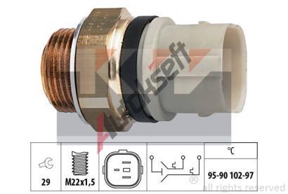 KW Teplotn spna vtrku chladie Made in Italy - OE Equivalent KW 550 652, 550 652