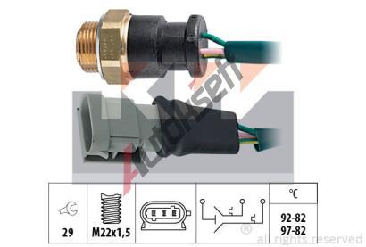 KW Teplotn spna vtrku chladie Made in Italy - OE Equivalent KW 550 662, 550 662