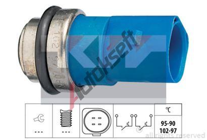 KW Teplotn spna vtrku chladie Made in Italy - OE Equivalent KW 550 692, 550 692