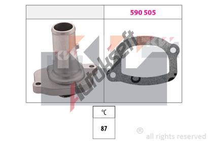 KW Termostat chladiva Made in Italy - OE Equivalent KW 580 124, 580 124
