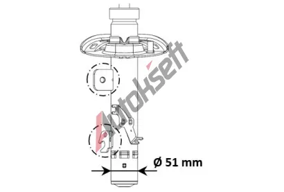 KYB Tlumi provn Excel-G KYB 3338056, 3338056
