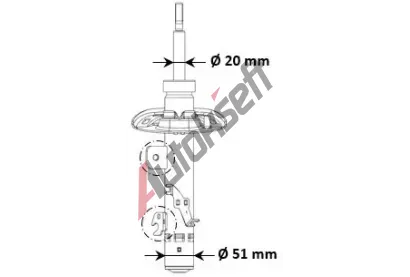 KYB Tlumi provn Excel-G KYB 3338057, 3338057