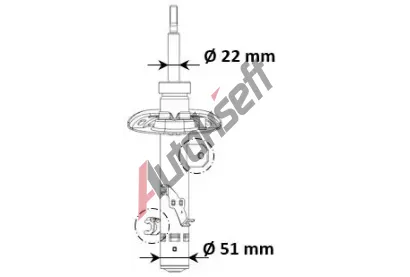 KYB Tlumi provn Excel-G KYB 3338060, 3338060