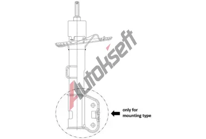 KYB Tlumič pérování Excel-G KYB 3358032, 3358032 KYB Tlumič pérování Excel-G KYB 3358032, 3358032