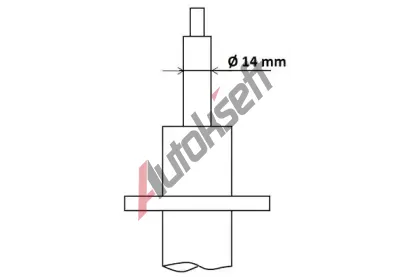 KYB Tlumi provn Excel-G KYB 3418009, 3418009