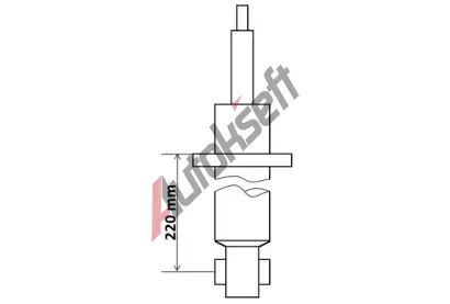 KYB Tlumič pérování Excel-G KYB 3418024, 3418024 KYB Tlumič pérování Excel-G KYB 3418024, 3418024