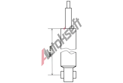 KYB Tlumi provn Excel-G KYB 3440038, 3440038