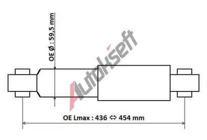 KYB Tlumi provn Excel-G KYB 3450003, 3450003