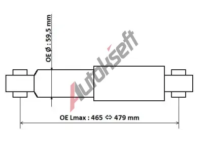 KYB Tlumi provn Excel-G KYB 3450023, 3450023