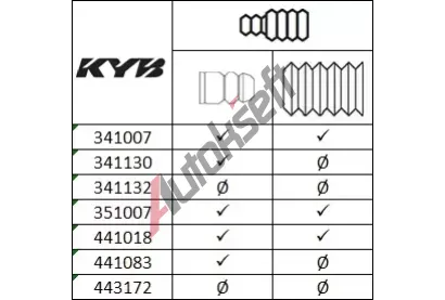 KYB Tlumi provn Ultra SR KYB 351007, 351007