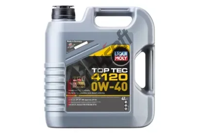 LIQUI MOLY Motorov� olej Top Tec 4120 0W-40 4 l LIQ 21847, 21847