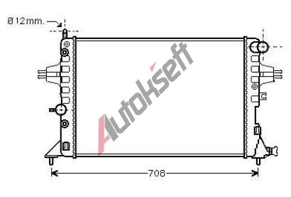 LKQ Chladi vody 32.15.500, 600-375-25mm