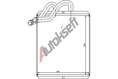 LKQ Chladič topení 78.34.590, 972273E000 LKQ Chladič topení 78.34.590, 972273E000