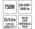 Lund Gril na panini 750 W LND TO-67526, TO-67526