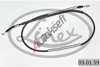 LINEX Tažné lanko parkovací brzdy LNX 03.01.59, 03.01.59 LINEX Tažné lanko parkovací brzdy LNX 03.01.59, 03.01.59