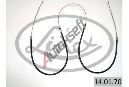 LINEX Ta�n� lanko parkovac� brzdy LNX 14.01.70, 14.01.70