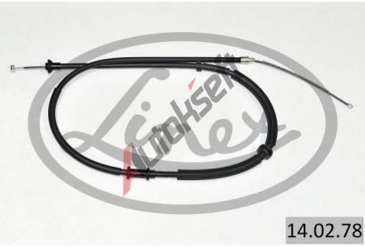 LINEX Ta�n� lanko parkovac� brzdy LNX 14.02.78, 14.02.78