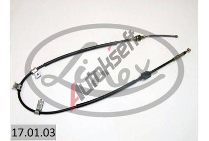 LINEX Ta�n� lanko parkovac� brzdy LNX 17.01.03, 17.01.03