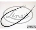 Tažné lanko parkovací brzdy LINEX ‐ LNX 27.01.76  Tažné lanko parkovací brzdy LINEX ‐ LNX 27.01.76