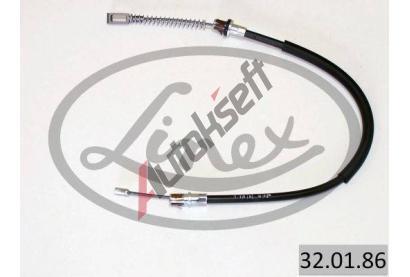 LINEX Tažné lanko parkovací brzdy LNX 32.01.86, 32.01.86 LINEX Tažné lanko parkovací brzdy LNX 32.01.86, 32.01.86