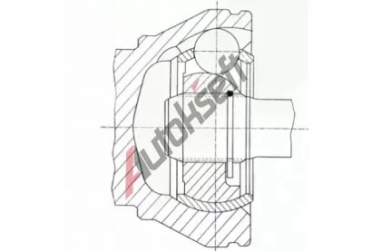 LBRO Kloub hnacho hdele, sada LOB 303173, 303173