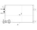 LORO Kondenztor klimatizace LOR 002-016-0003, 002-016-0003